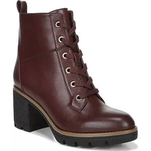 Soul Naturalizer My fave Lace Up Lug Soul Booties Ankle Boots Burgundy 9 39